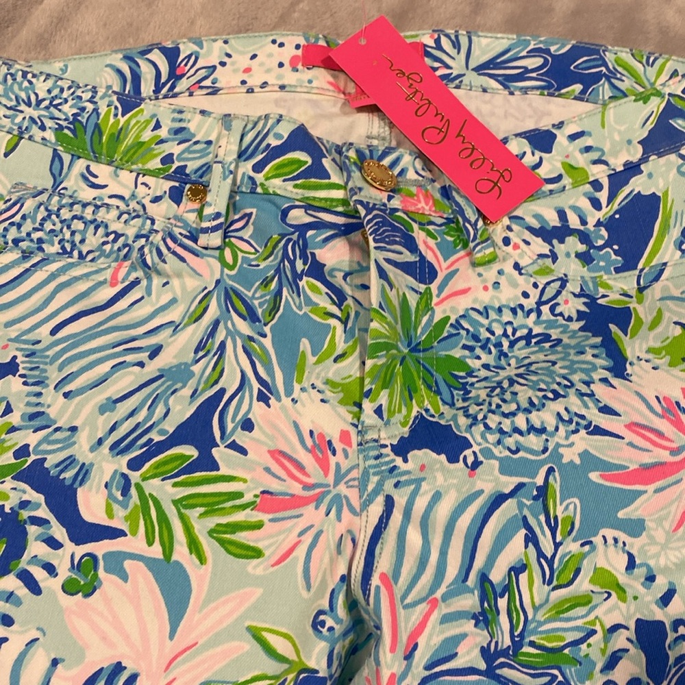 Lily Pulitzer skinny stretch jeans sz 12